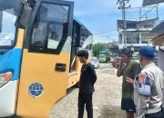 Viral! Bus Pelajar Berbahaya, PJR Polda Sulbar Sigap Bertindak