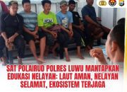 Sat Polairud Polres Luwu Mantapkan Edukasi Nelayan: Laut Aman, Nelayan Selamat, Ekosistem Terjaga