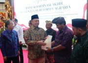 Buka Rakor GTRA Provinsi Bali, Menteri Nusron Ingatkan Kepala Daerah Prioritaskan Masyarakat Miskin sebagai Subjek TORA