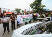 KAI Daop 1 Jakarta Ajak Masyarakat Disiplin Berlalu Lintas di Perlintasan Sebidang, Gencarkan Sosialisasi Keselamatan di JPL 154 Karawang