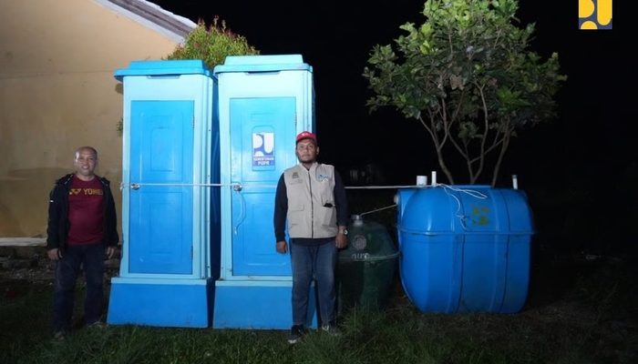 Kementerian PU Pasok Instalasi Air Bersih dan Sanitasi Layak bagi Pengungsi Bencana di Aceh
