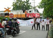 KAI Daop 8 Surabaya Gandeng Komunitas Java Train untuk Tingkatkan Keselamatan Perlintasan Sebidang