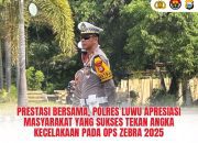 Prestasi Bersama, Polres Luwu Apresiasi Masyarakat yang Sukses Tekan Angka Kecelakaan pada Ops Zebra 2025