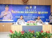 Kapolda Sulsel Berikan Pengarahan dan Tekankan Peningkatan Pelayanan kepada Personel Ditlantas Polda Sulsel