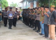 Polres Pinrang Gelar Upacara Kedinasan untuk Alm. Aiptu (Purn) Hamzah, S.H