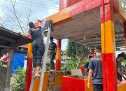 Batalyon A Pelopor Satbrimob Polda Sulsel Renovasi Sumur Umum di Pekuburan Islam Beroangin Makassar