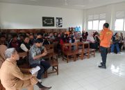 BPBD Sulbar Gelar Sosialisasi dan Simulasi Evakuasi Mandiri di Rusun SMKN 1 Rangas