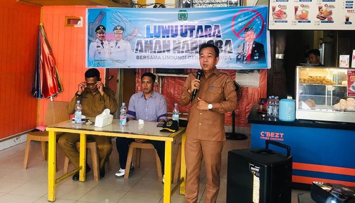 Gelar Sosialisasi Luwu Utara Aman Narkoba, Badan Kesbangpol Sasar Seluruh Kecamatan