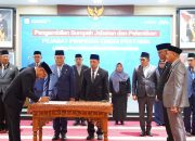 Lewati Seleksi Terbuka, 10 Pejabat Tinggi Pratama Dilantik Gubernur Sulbar