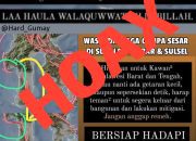 BPBD Sulbar Pastikan Informasi Gempa dan Tsunami di Sulawesi Barat adalah Hoaks