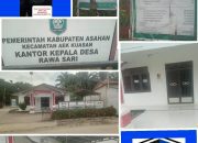 Gemmako Asahan : APDes Rawa Sari Tahun 2024 dan 2025 Di Pertanyakan,Jam Kerja Pintu Kantor Desa Terkunci