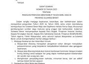 Surat Edaran Gubernur Sulbar: Tahun Baru 2026 Tanpa Petasan, Tanpa Balapan Liar