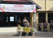 Polres Soppeng Gelar Upacara Laporan Kenaikan Pangkat Periode 1 Januari 2026