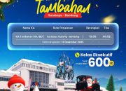 KAI Daop 8 Surabaya Operasikan Kereta Api Tambahan Surabaya–Bandung untuk Penuhi Kebutuhan Mobilitas Akhir Tahun