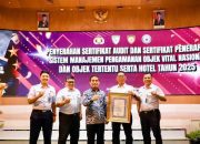 Stasiun Gambir Raih Sertifikat Sistem Manajemen Pengamanan Kategori GOLD dari Baharkam Polri