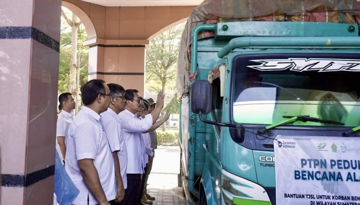 Holding Perkebunan Nusantara Melalui PalmCo Menembus Wilayah Terisolasi untuk Salurkan Bantuan di Sumut dan Aceh