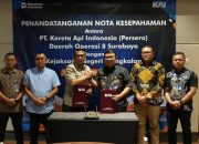 Tingkatkan Sinergitas, KAI Daop 8 Surabaya Teken MoU dengan Kejaksaan Negeri Bangkalan