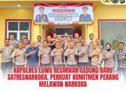 Kapolres Luwu Resmikan Gedung Baru Satresnarkoba, Perkuat Komitmen Perang Melawan Narkoba