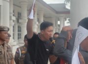 Aliansi LIB dan DPW JARI Unjukrasa Minta Kades Teladan dan Kades Suka Makmur di Non Aktifkan Diduga Korupsi Dana Desa