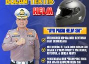 Ditlantas Polda Sulbar Tetapkan Bulan Tertib Helm, Ajak Masyarakat Patuh Berlalu Lintas
