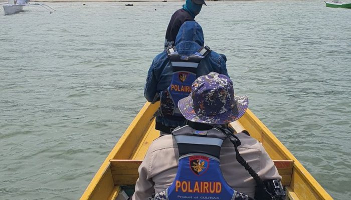 Respons Cepat Polairud Polres Luwu, Kasat Polairud Turun Langsung Tindaklanjuti Laporan Nelayan Desa Rantebelo