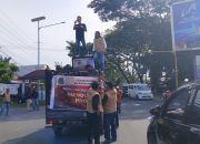 Aksi Pawai Damai FK LSM-PERS Luwu Utara Serukan Perjuangan Pemekaran Provinsi Luwu Raya