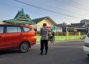 Polsek Marioriawa dan Polsek Marioriwawo Laksanakan Pengaturan Lalu Lintas Pagi Hari Demi Keamanan Pengguna Jalan