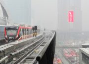 LRT Jabodebek Andal Saat Cuaca Ekstrem, Rekor Pengguna Harian Tembus 123.276