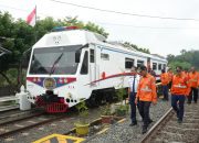 Pastikan Perjalanan Aman dan Andal, KAI Divre IV Tanjungkarang Gelar Cek Lintas Selama Angkutan Nataru