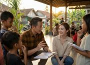 Di luar pasar, dia pilih untuk mempercayakan “Masa Depan” kepada Anak-Anak