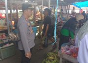 Polsek Lalabata Laksanakan Pengamanan Pasar Sentral Jaga Kamtibmas dan Stabilitas Bahan Pokok