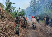 Sinergitas TNI–Polri dan Instansi Terkait Laksanakan Karya Bakti Pembersihan Pohon di Kecamatan Citta