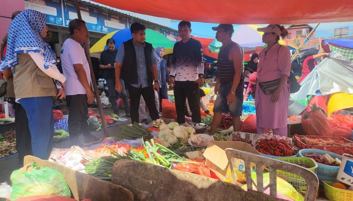 Satgas Saber Kabupaten Pinrang Pantau Harga dan Mutu Pangan di Pasar Sentral