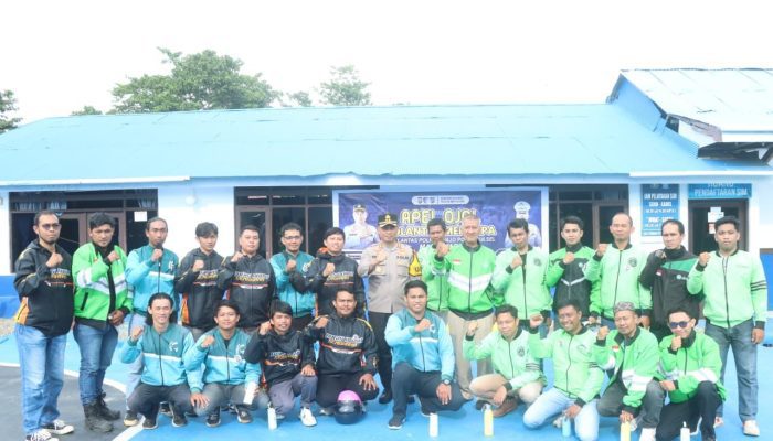 Polres Wajo Gelar Apel Ojol Kamtibmas, Perkuat Sinergi Jaga Keamanan dan Keselamatan Lalu Lintas