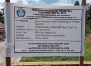 Proyek Revitalisasi SMP Negeri 2 Tugala Oyo Diduga Bermasalah, Warga Minta Aparat Lakukan Audit