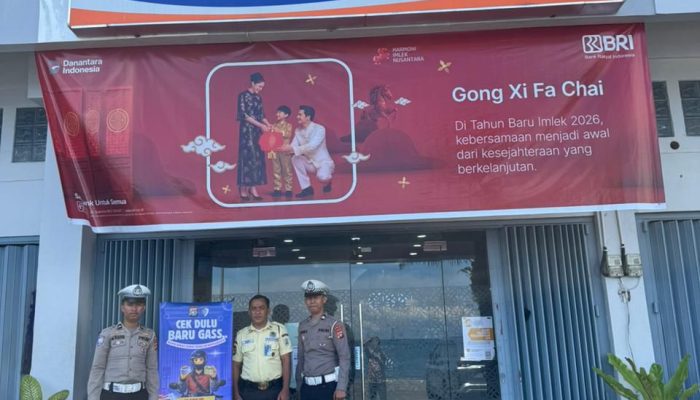 Ditlantas Polda Sulbar Pasang Himbauan Tata Tertib Berlalu Lintas dan Stop Balap Liar di 8 Lokasi Strategis Mamuju