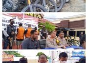 Sindikat Curanmor Dibekuk, Kapolresta Mamuju Sita 15 Unit Motor