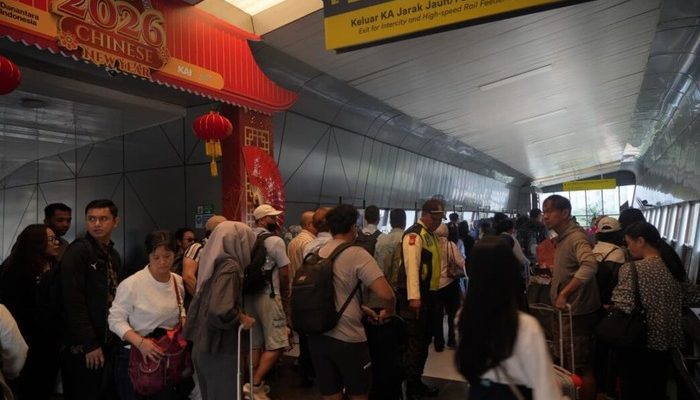 KAI Daop 2 Bandung Layani 92ribu Pelanggan KA Jarak Jauh Selama Long Weekend Imlek 2026