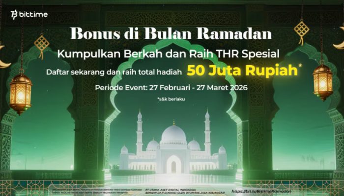 Bittime Ramadan Referral Rewards, Berkah di Tengah Gejolak Volatilitas Pasar