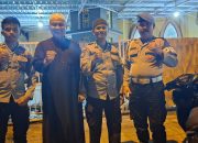 Malam ke-16 Ramadhan, Polresta Mamuju Tetap Terlihat Siaga di Masjid Amankan Kegiatan Ibadah