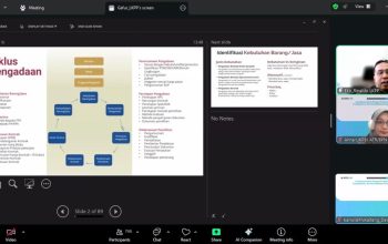 Gelar Webinar Nasional Soal Pengadaan Barang/Jasa, Sekjen ATR/BPN: Prinsip Utamanya adalah Transparansi