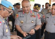 Kapolda Sulbar Cek Serentak Senpi Organik Seluruh Personel, Tegaskan Penggunaan Harus Sesuai Aturan