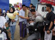 Polda Sulbar Siaga, Jaga Keamanan dan Kenyamanan Sholat Idul Fitri Jamaah Muhammadiyah di Stadion Manakarra