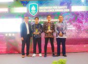 PT Pelindo Sinergi Lokaseva Raih Tiga Penghargaan pada Indonesia Fire Safety Excellence Award 2026