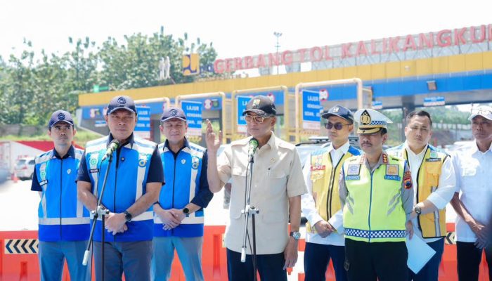 Tinjau GT Kalikangkung, Menteri Pekerjaan Umum dan Dirut Jasa Marga Pastikan Kesiapan Infrastruktur Jalan Tol Periode Arus Balik Idulfitri 1447H/2026 Dalam Kondisi Baik