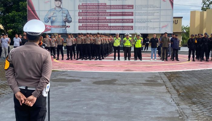 Dirlantas Polda Sulbar Minta Personel Maksimalkan Tugas, Jamin Pelayanan Prima di Hari Raya Idul Fitri 1447 H
