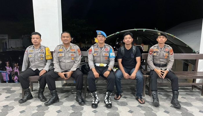 Polresta Mamuju Kembali Gelar Pengamanan Ibadah Sabtu Sunyi dalam Rangkaian Perayaan Hari Paskah