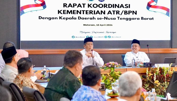 Rakor Bersama Pemda NTB, Menteri Nusron Sebut Integrasi Data Tanah dan Pajak Bisa Dongkrak PAD hingga 300%