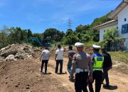Kapolda Sulbar Cek Persiapan Lokasi Pembangunan Kantor PJR di Lengke