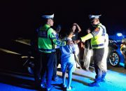 Prioritaskan Keselamatan Berkendara, Ditlantas Polda Sulbar Gencarkan Patroli Malam